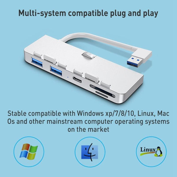 Usb3.0 Hub With Sd / Tf Card Reader Memory Card Readers & Adapters