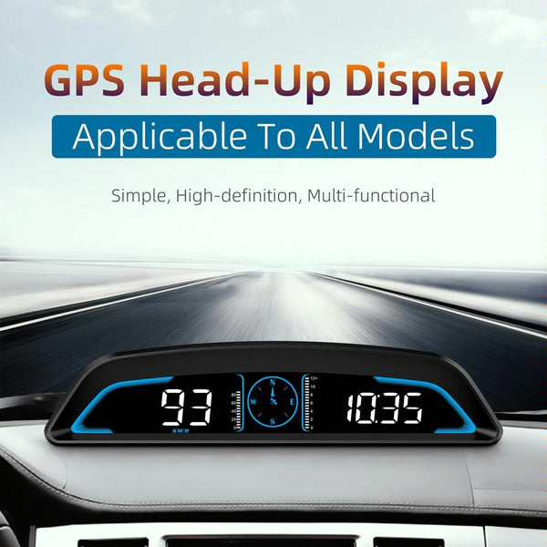 5.5 Inch Car Hud Display Locator Technology Speed Alarm & Odometer Other Instruments & Gauges