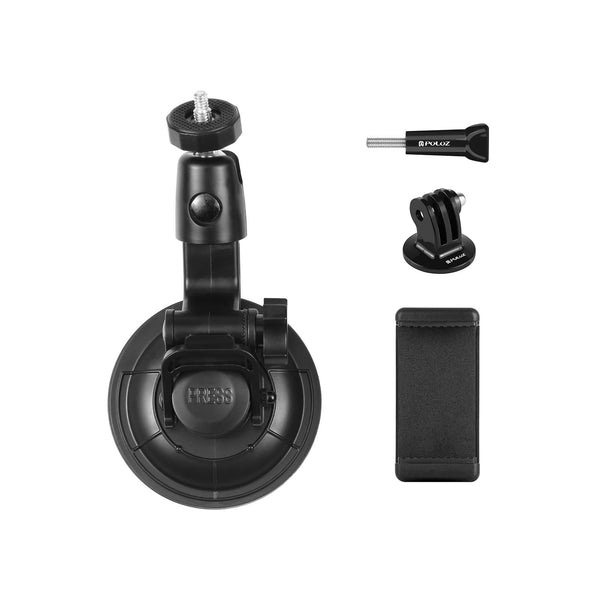 Universal Car Phone Mount With Suction Cup And Tripod Adapter Vehicle Camera Holders