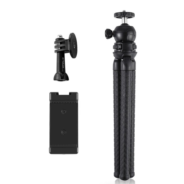 Flexible Mini Octopus Tripod With Ball Head And Phone Clamp For Slr Cameras Gopro Cellphones Tripods & Monopods