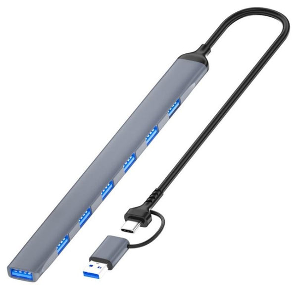 7 In Usb Hub 3.0 + 6X 2.0 Type C Usb Cables Hubs & Adapters