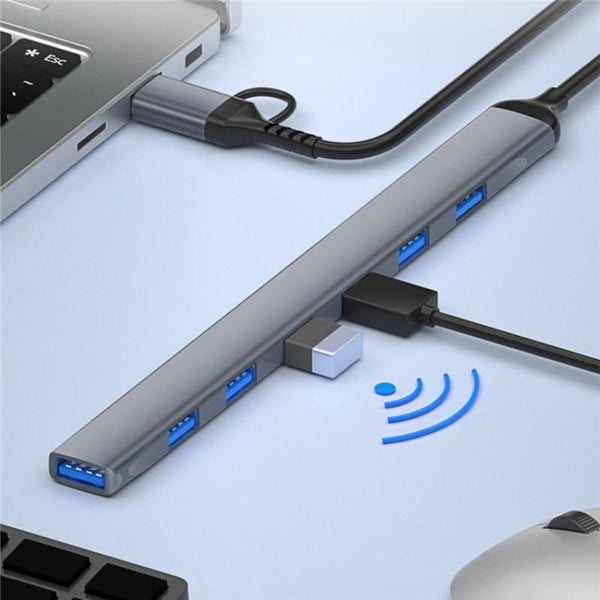 7 In Usb Hub 3.0 + 6X 2.0 Type C Usb Cables Hubs & Adapters