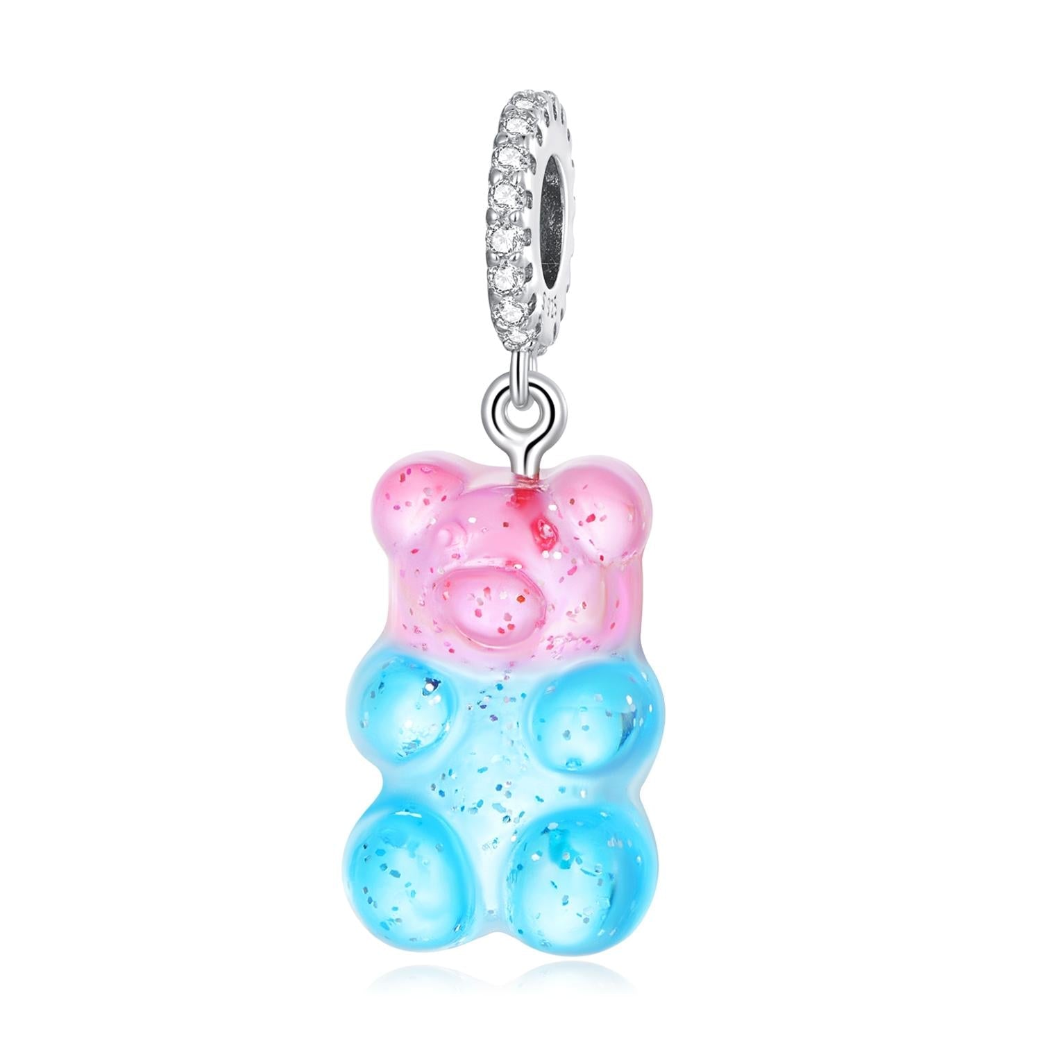 925 Sterling Silver Bear Charm For Bracelet Or Necklace Charms & Charm Bracelets