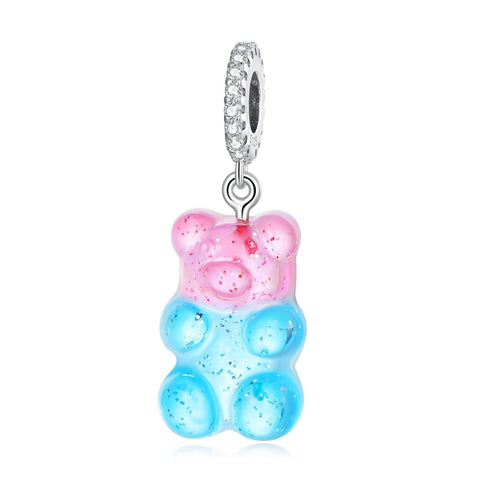 925 Sterling Silver Bear Charm For Bracelet Or Necklace Charms & Charm Bracelets