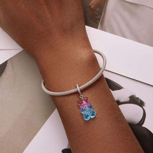 925 Sterling Silver Bear Charm For Bracelet Or Necklace Charms & Charm Bracelets