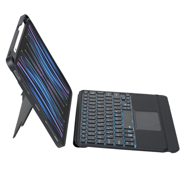 Bluetooth Keyboard Leather Case For Ipad Air / Pro 11 Touch Backlight Split Type Cases Covers Keyboard Folios