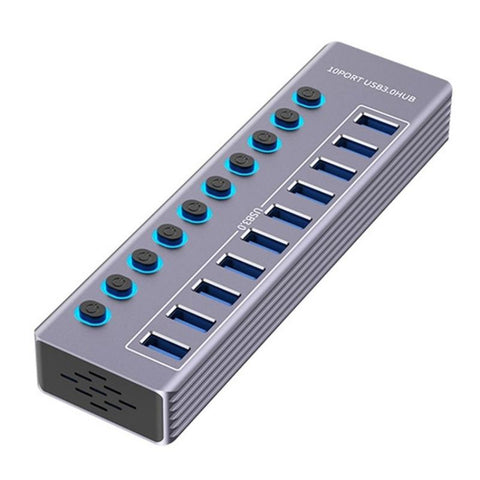10 In 1 Usb 3.0 Extension Hub With Individual Switch Usb Cables Hubs & Adapters