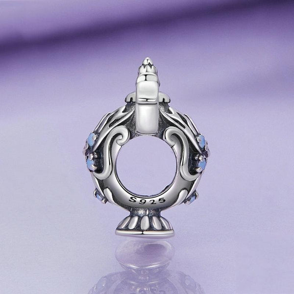 925 Sterling Silver Magic Lamp Beaded Bracelet Accessory Charms & Pendants