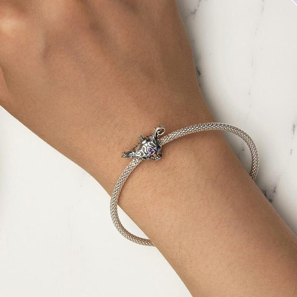 925 Sterling Silver Magic Lamp Beaded Bracelet Accessory Charms & Pendants