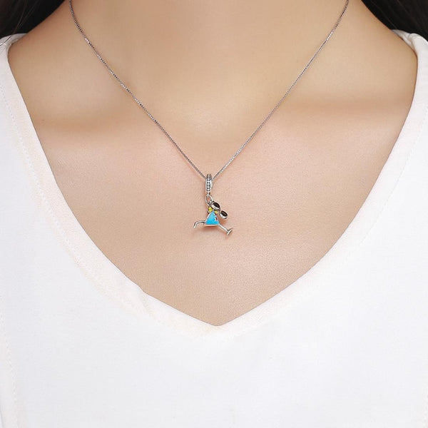 925 Sterling Silver Summer Beaded Bracelet For Women Charms & Pendants