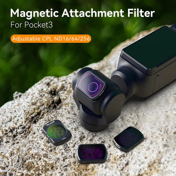 Magnetic Suction Filter For Dji Pocket 3 Cpl Nd16 Nd64 Nd256 Camera Drone Accessories