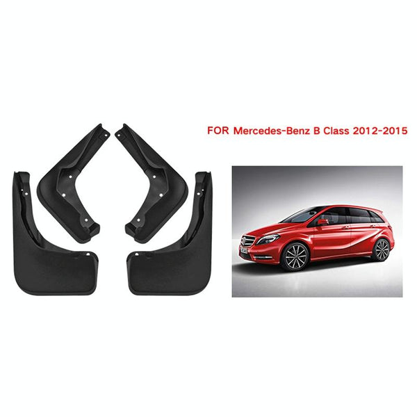 For Mercedes Benz Class 2012 2015 4Pcs / Set Car Auto Soft Plastic Splash Flaps Fender Guard Fenders & Mud Guards