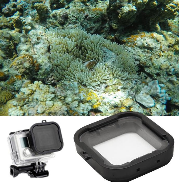 Snap On Dive Housing Lens With Star Filter For Gopro Hero4 / 3 Cube Design Camera Drone Accessories