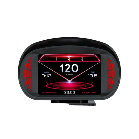 3 Inch Obd Lcd Car Speed Slope Meter Hud Display Other Instruments & Gauges