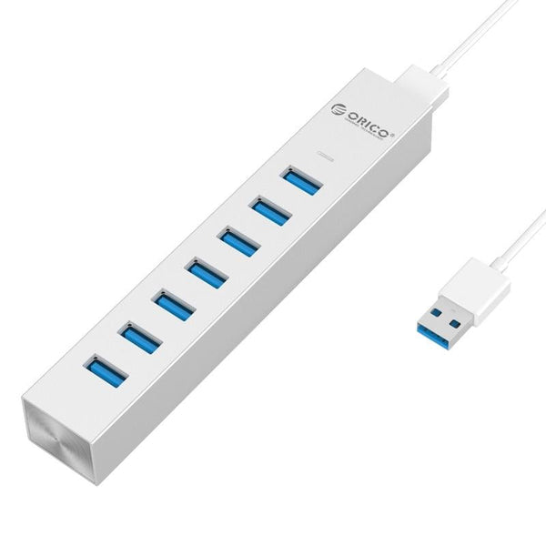 7 Port Aluminum Usb 3.0 Hub Usb Cables Hubs & Adapters