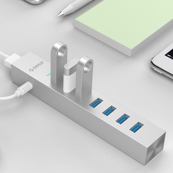 7 Port Aluminum Usb 3.0 Hub Usb Cables Hubs & Adapters