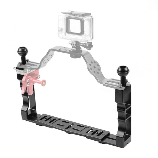 Upgraded Dual Handheld Diving Arm For Underwater Photography Underwater Cases & Housings