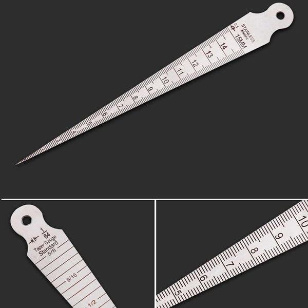 Stainless Steel Taper Gauge For Precise Measurement Measuring Tapes & Rulers