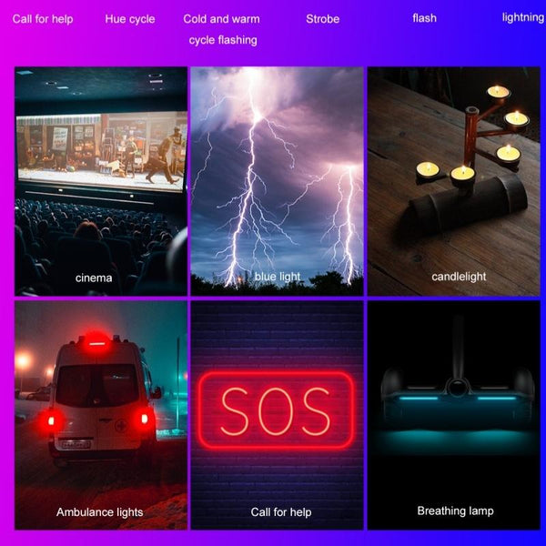 24 Effects Rgb Light For Mobile Devices With Oled Screen Selfie Lights