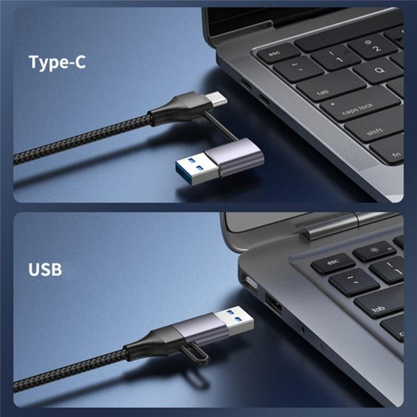 Usb Type C Gigabit Hub Adapter For Laptop / Tablet Phone Usb Cables Hubs & Adapters