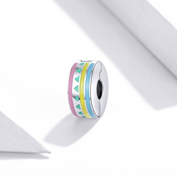 925 Sterling Silver Colorful Beaded Diy Jewelry Set Charms & Pendants