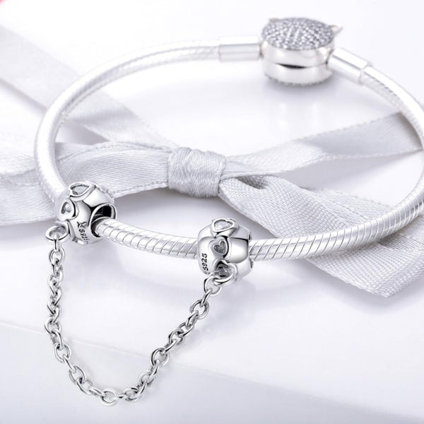 925 Sterling Silver Safety Chain Cute & Versatile Chains Necklaces
