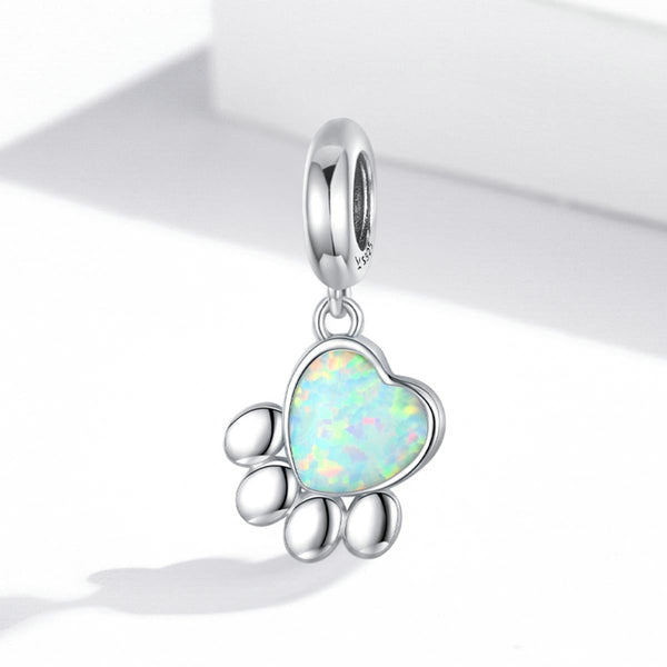 925 Sterling Silver Opal Bead Bracelet & Necklace Set Charms & Pendants