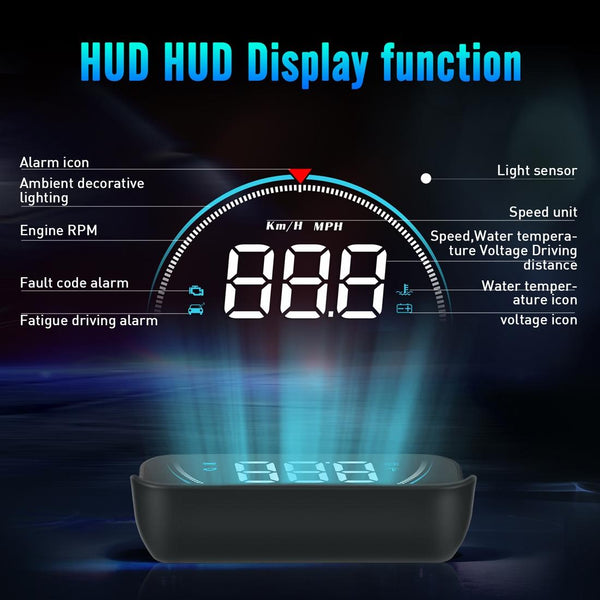 Universal Car Obd2 Hud 3.5 Inch Vehicle Head Up Display Other Instruments & Gauges
