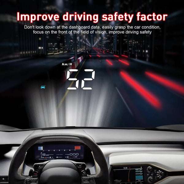 Universal Car Obd2 Hud 3.5 Inch Vehicle Head Up Display Other Instruments & Gauges
