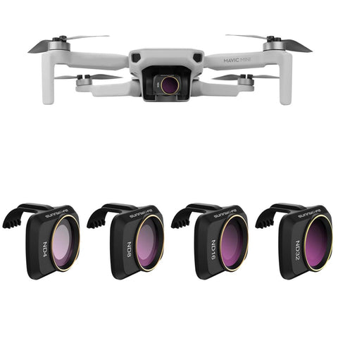 4 In 1 Drone Lens Filter For Dji Mavic Mini / 2 Mm Fi9256 Camera Drone Accessories