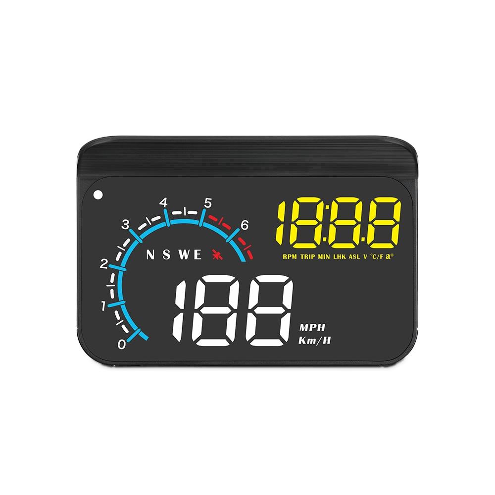 Car Hud Display Speed Temp Voltage Fault Obd2 + Locator Technology Other Instruments & Gauges