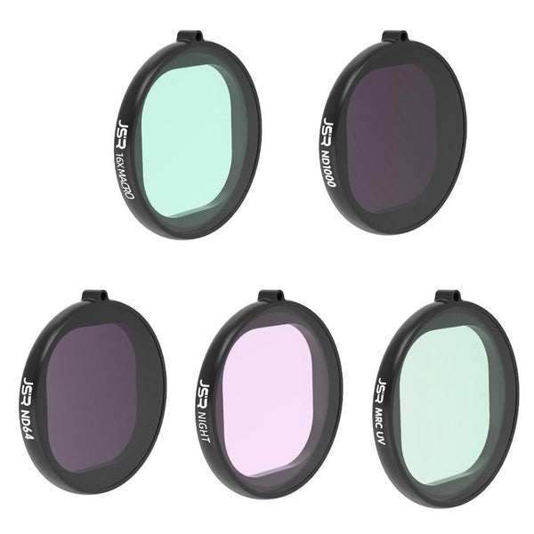 5 In 1 Round Housing Lens Filter For Gopro Hero8 Camera Drone Accessories