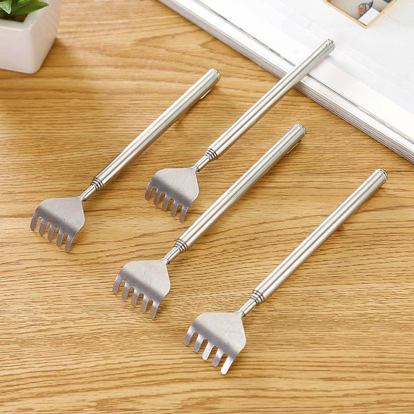 Extendable Back Scratcher Stainless Steel Telescopic Claw Massager Massagers