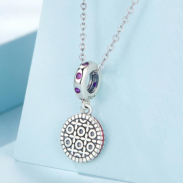 925 Sterling Silver Strawberry Cookie Pendant Beads For Diy Bracelets Charms & Pendants