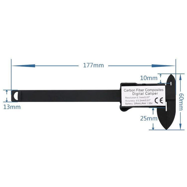 Digital Display Vernier Caliper Plastic Fiber Vernier Calipers