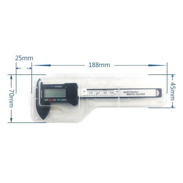 Digital Display Vernier Caliper Plastic Fiber Vernier Calipers