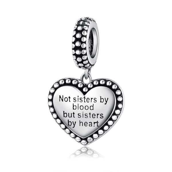 Retro Heart Charm For Diy Bracelets Charms & Pendants