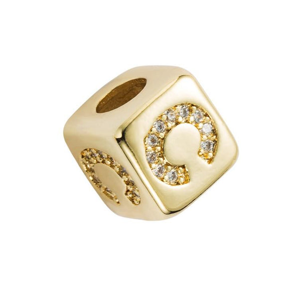 Brass Micro Inlaid Couple Red String Diy Bracelet Style Charms & Pendants