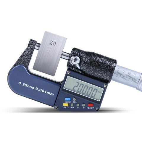 1 Inch Digital Micrometer 25Mm 0.001Mm Resolution Micrometers