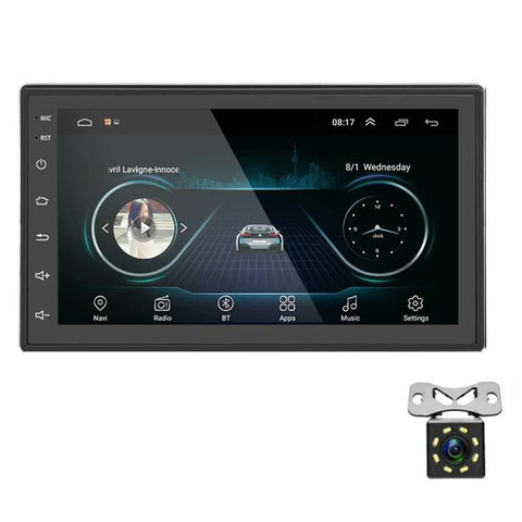 7 Inch Android Navigation Wifi Car Mp5 Player 1 + 32G Locator Technology Bluetooth 2.5D Screen 8 Lights Camera Other Car Audio