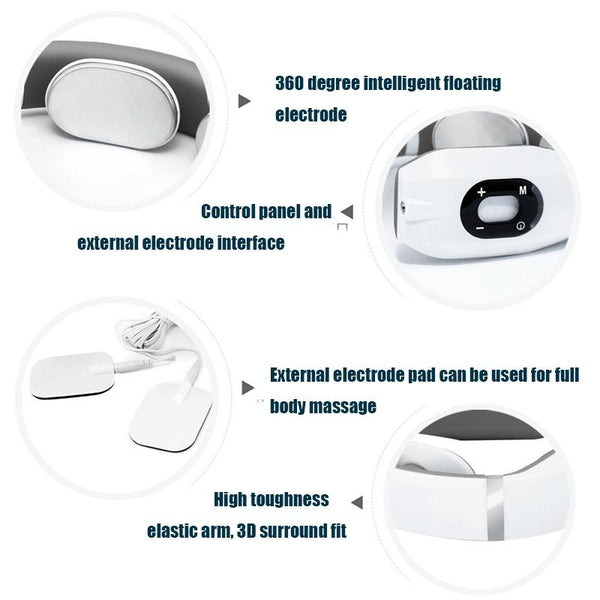 Intelligent Cervical Massager Electromagnetic Vibration Red Massagers