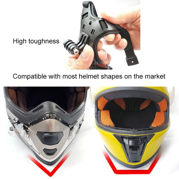 Universal Motorcycle Helmet Mount For Action Camera And Phone Bike Camera Holders Mounts