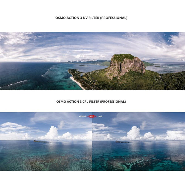 Pro Version Camera Lens Filter Set For Dji Action 3 With Nd And Cpl Filters