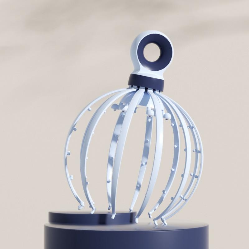 18 Claw Scalp Massager For Relaxation Blue Massagers