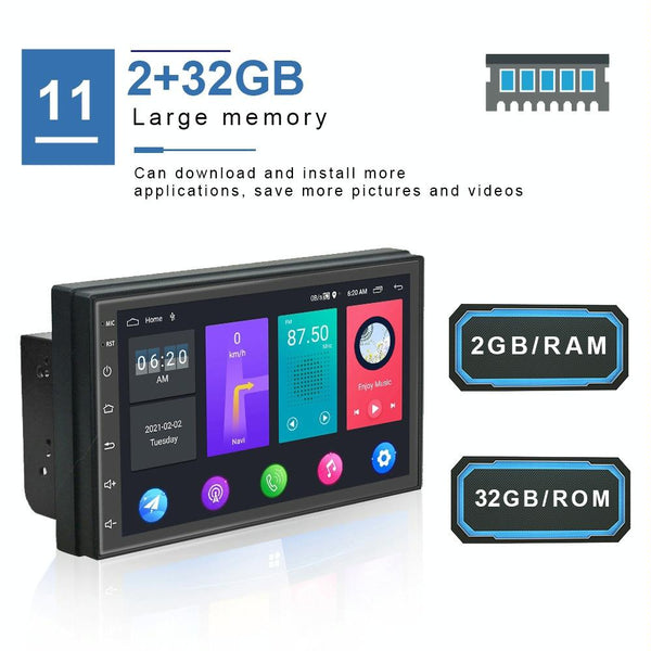 9 Inch Android Wifi Car Navigation Player 2 + 32G Reversing Video 12Lights Camera Other Car Audio