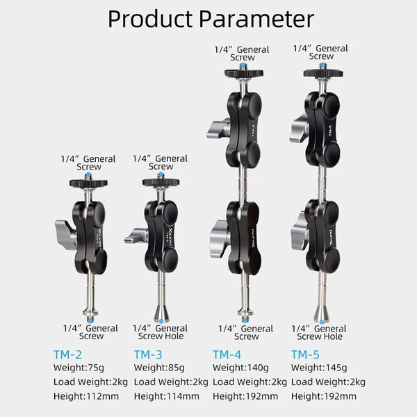 Versatile Dual Ballhead Magic Arm For Camera And Monitor Mounting Other Camera & Photo Accs