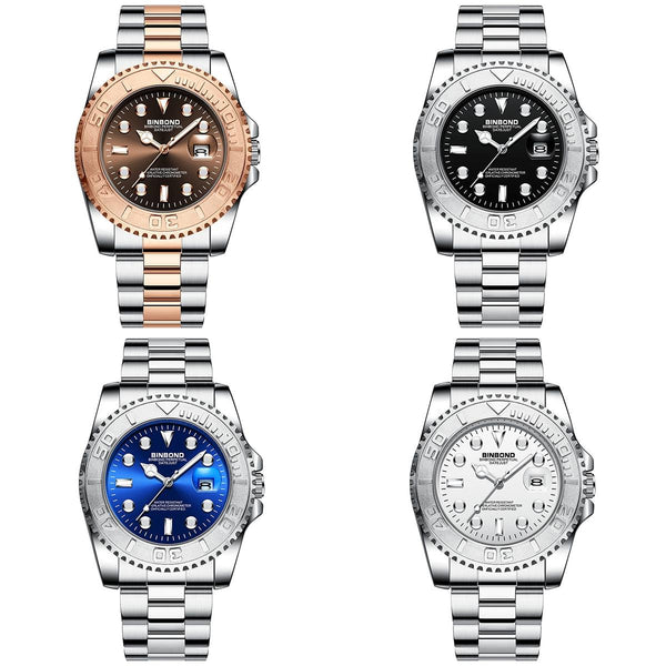 Waterproof Luminous Sports Watch With Metal Gear 30M Watches