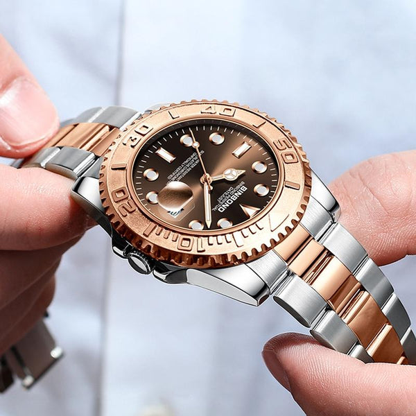 Waterproof Luminous Sports Watch With Metal Gear 30M Watches