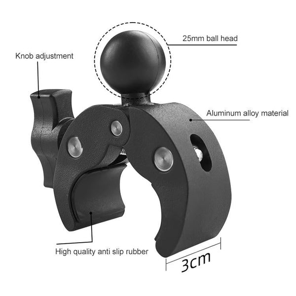 18Cm Dual Head Motorcycle Handlebar Mount_28Cm Camera Screen Protectors