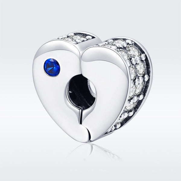 925 Sterling Silver Diy Bracelet Accessories Heart Shaped Beads Bracelets